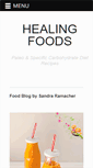 Mobile Screenshot of healingfoodscookbook.com